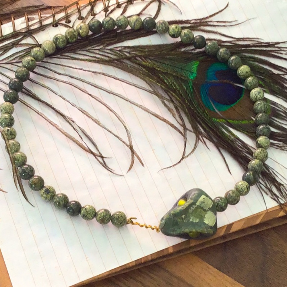 Serpentine Serpent Necklace